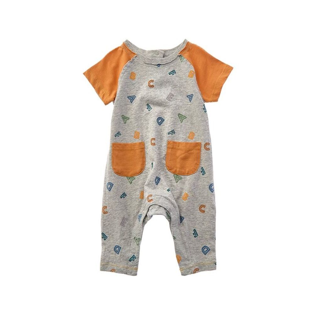 Peek Girls  Kids Sam A B C Print Overall